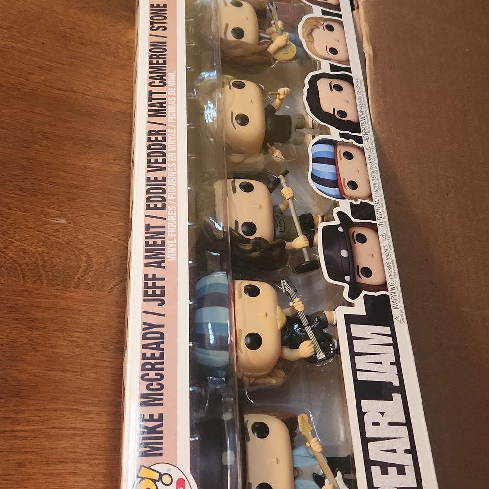 Pearl Jam Funko Pop Set, New In Box